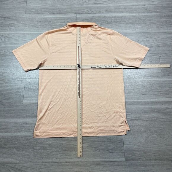 FootJoy Polo Shirt Mens Extra Large Orange Golf Short Sleeve Golfer Stretch - Picture 9 of 12